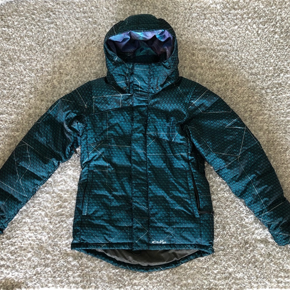 Oakley Jacket, down fill ski/snowboard jacket.